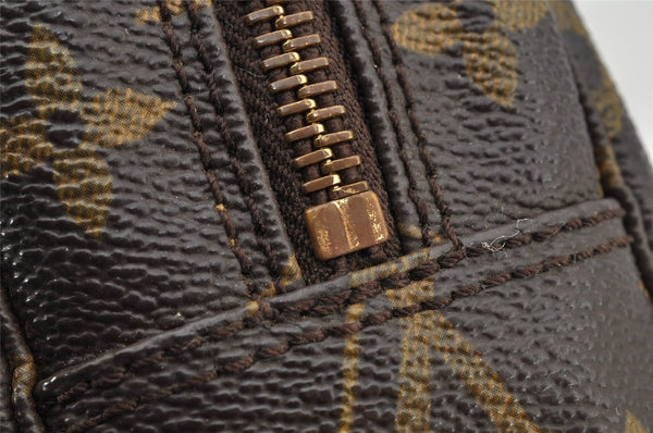 Auth Louis Vuitton Monogram Trousse Toilette 23 Clutch Bag M47524 Junk 8843I