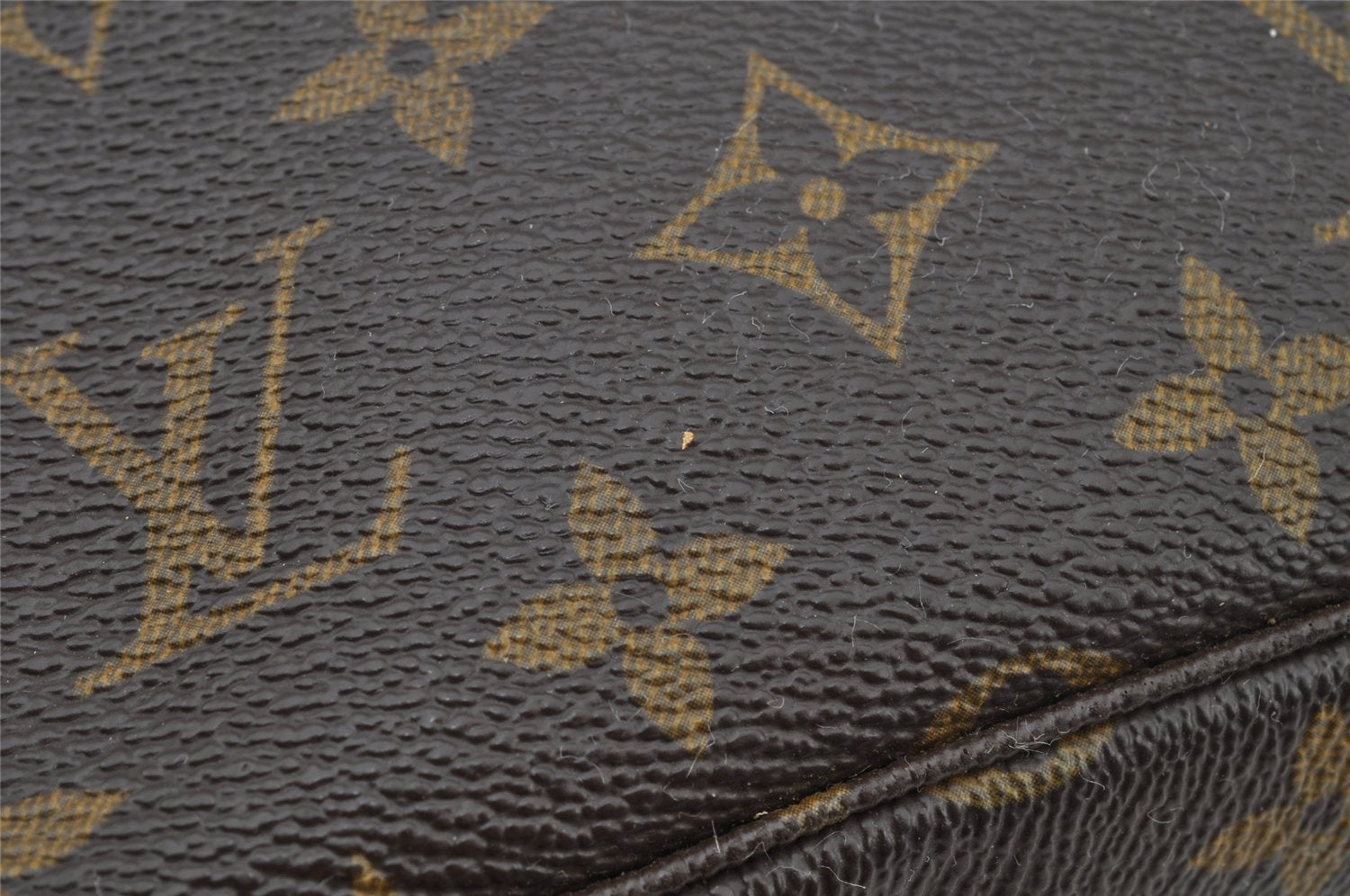 Auth Louis Vuitton Monogram Trousse Toilette 23 Clutch Bag M47524 Junk 8843I