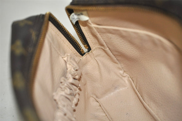 Auth Louis Vuitton Monogram Trousse Toilette 23 Clutch Bag M47524 Junk 8843I