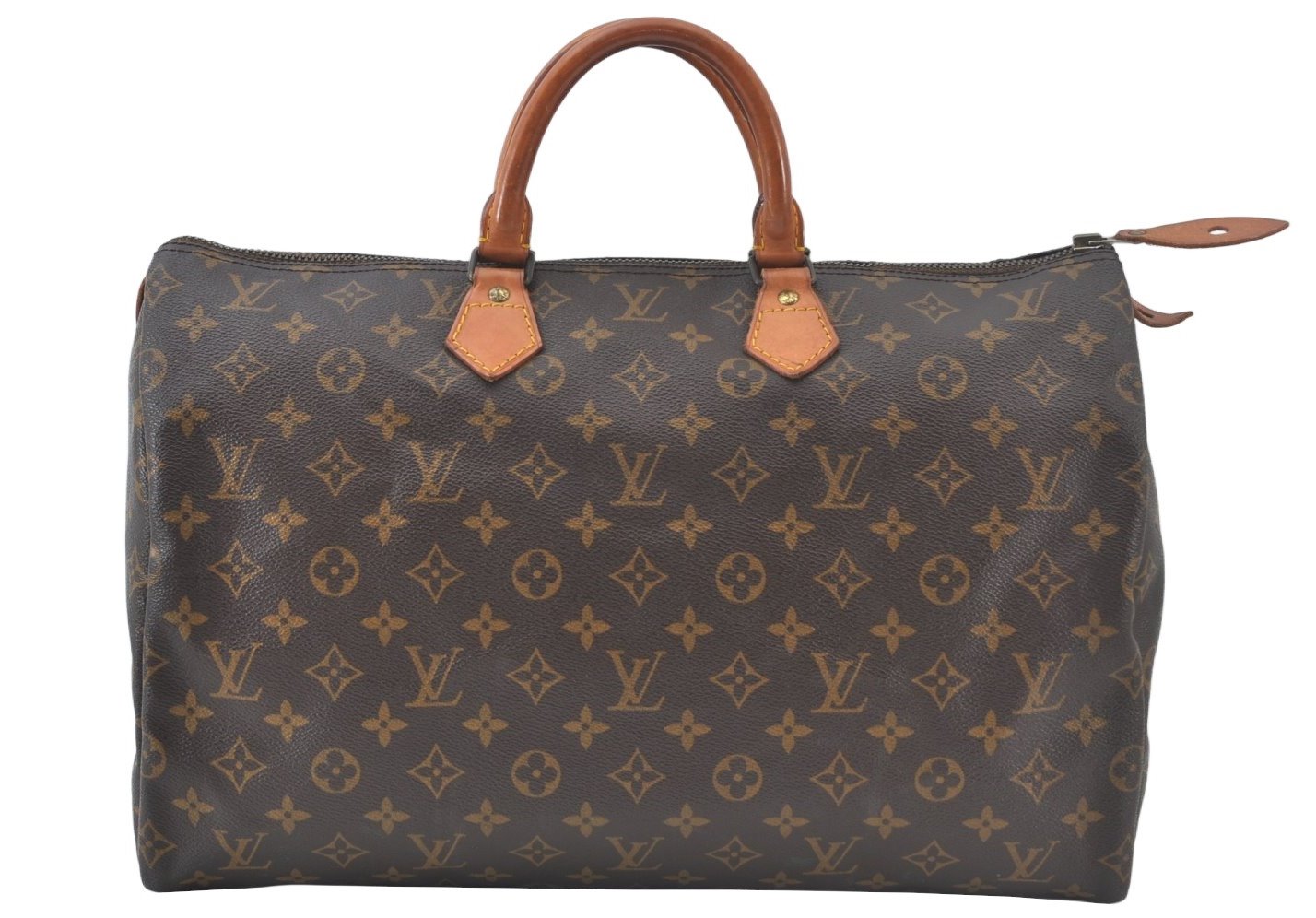 Authentic Louis Vuitton Monogram Speedy 40 Hand Boston Bag M41522 LV 8843J