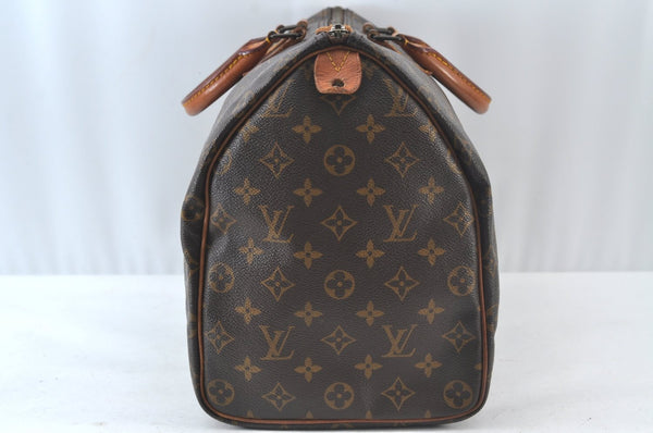 Authentic Louis Vuitton Monogram Speedy 40 Hand Boston Bag M41522 LV 8843J