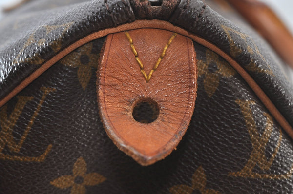 Authentic Louis Vuitton Monogram Speedy 40 Hand Boston Bag M41522 LV 8843J