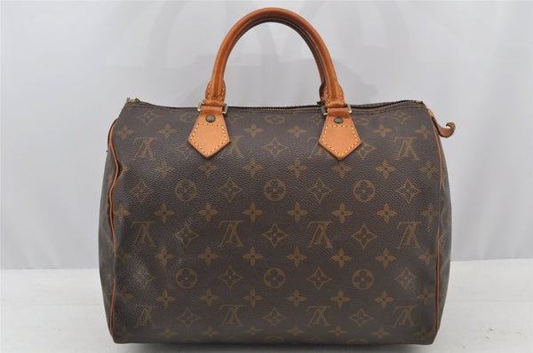 Authentic Louis Vuitton Monogram Speedy 30 Hand Boston Bag M41526 Junk 8844I