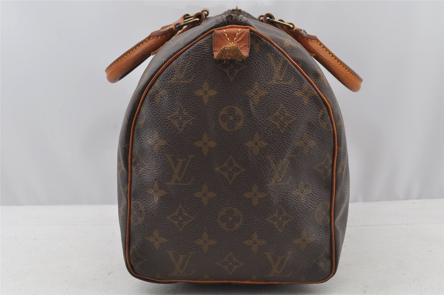 Authentic Louis Vuitton Monogram Speedy 30 Hand Boston Bag M41526 Junk 8844I