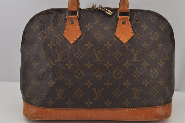 Authentic Louis Vuitton Monogram Alma Hand Bag Purse M51130 LV 8845J