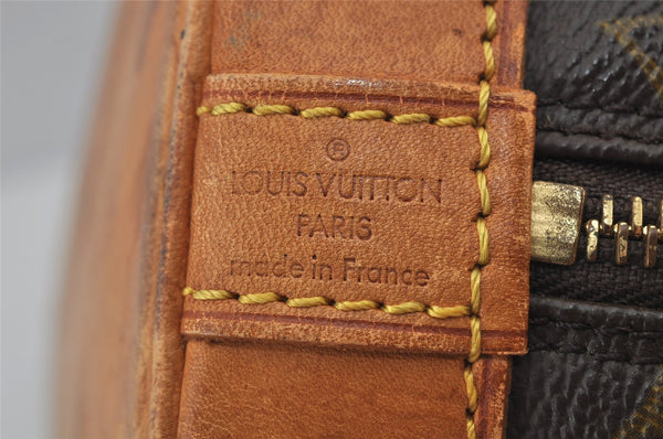 Authentic Louis Vuitton Monogram Alma Hand Bag Purse M51130 LV 8845J