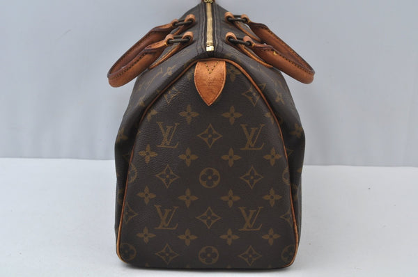 Authentic Louis Vuitton Monogram Speedy 30 Hand Boston Bag Old Model LV 8846I