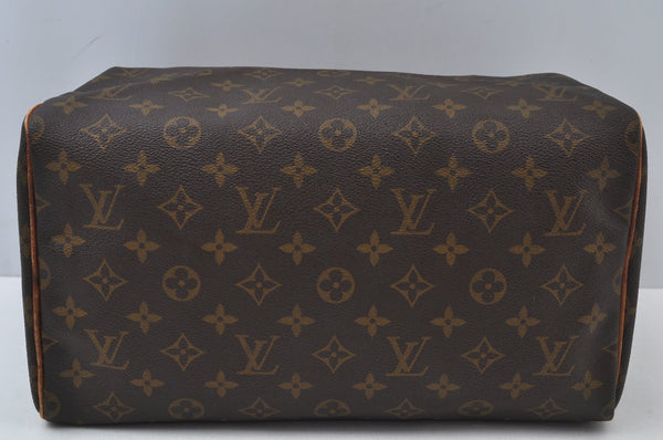 Authentic Louis Vuitton Monogram Speedy 30 Hand Boston Bag Old Model LV 8846I
