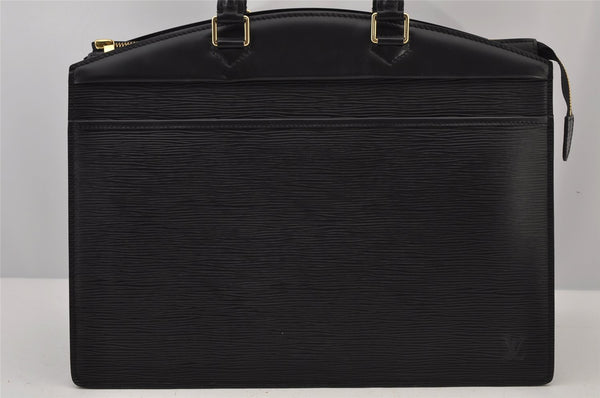 Authentic Louis Vuitton Epi Riviera Hand Bag Black M48182 LV 8846J