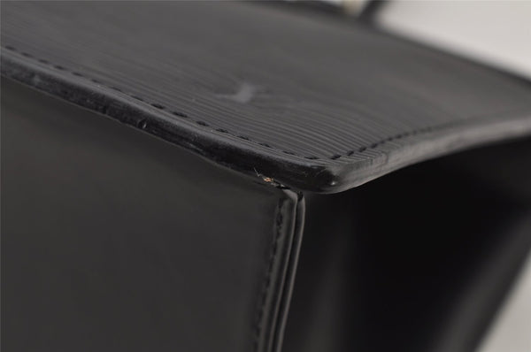 Authentic Louis Vuitton Epi Riviera Hand Bag Black M48182 LV 8846J