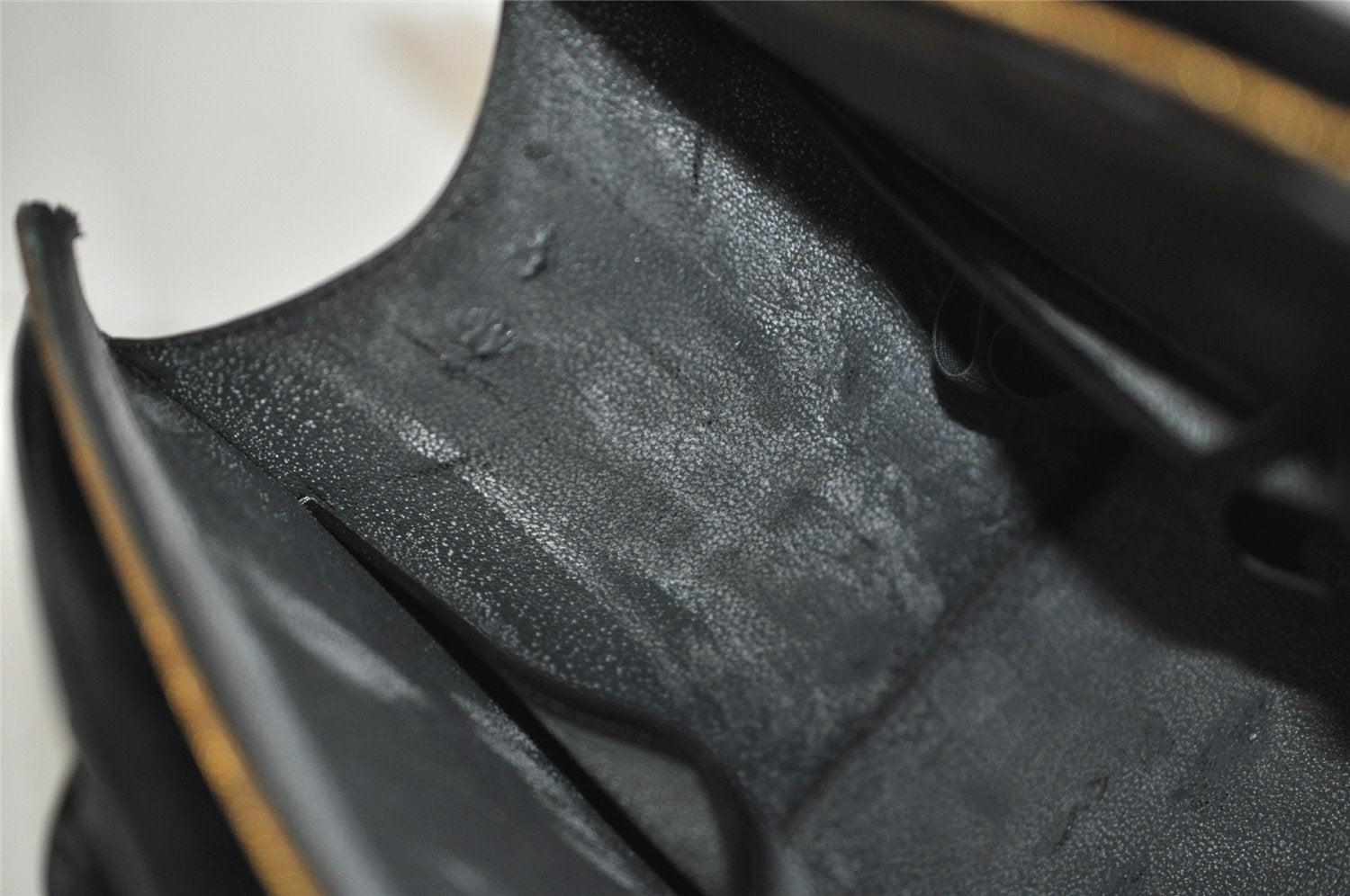 Authentic Louis Vuitton Epi Riviera Hand Bag Black M48182 LV 8846J