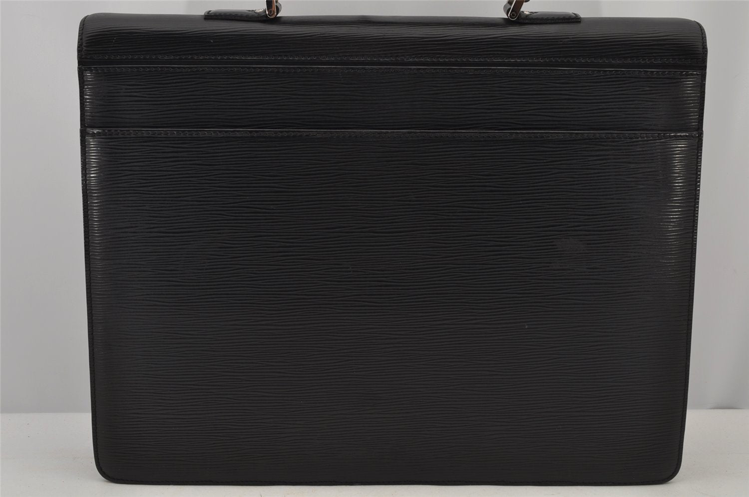 Authentic Louis Vuitton Epi Laguito Business Briefcase Black M54552 LV 8847J
