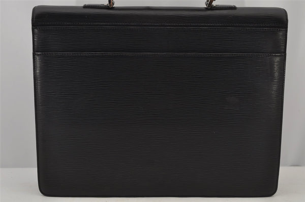 Authentic Louis Vuitton Epi Laguito Business Briefcase Black M54552 LV 8847J