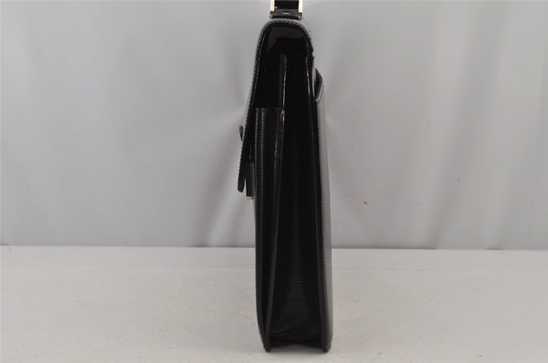 Authentic Louis Vuitton Epi Laguito Business Briefcase Black M54552 LV 8847J