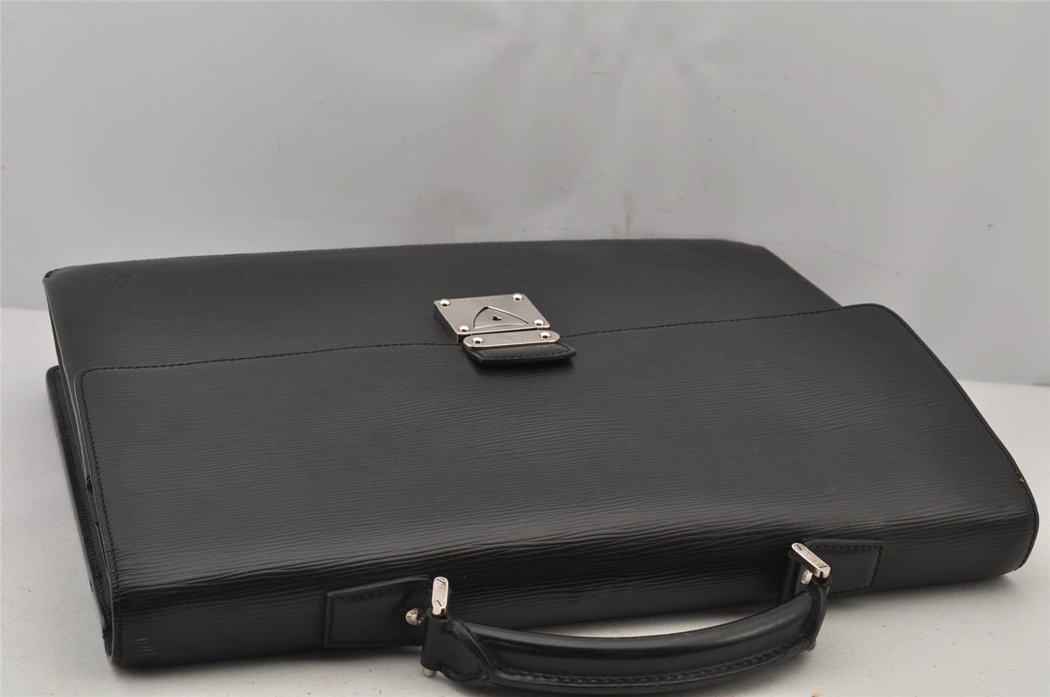 Authentic Louis Vuitton Epi Laguito Business Briefcase Black M54552 LV 8847J
