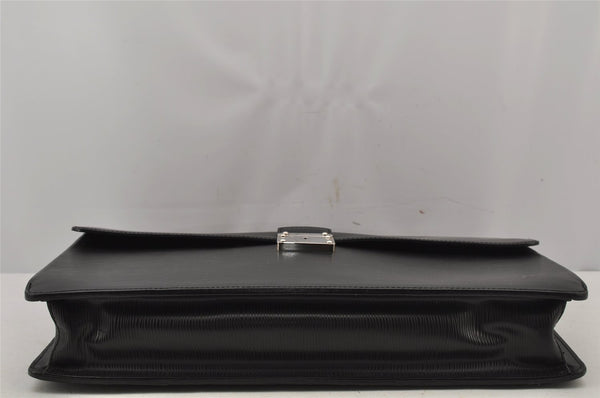 Authentic Louis Vuitton Epi Laguito Business Briefcase Black M54552 LV 8847J