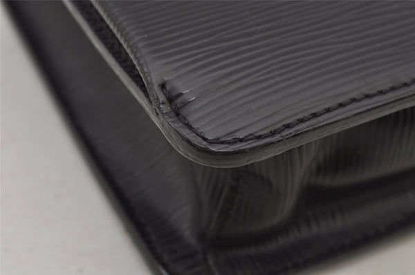 Authentic Louis Vuitton Epi Laguito Business Briefcase Black M54552 LV 8847J