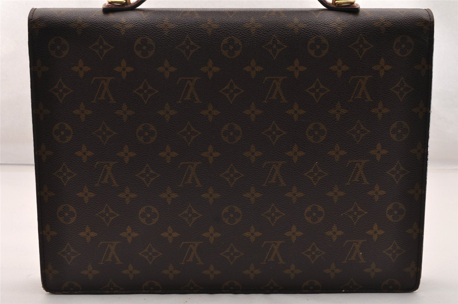 Auth Louis Vuitton Monogram Porte Documents Bandouliere M53338 Briefcase 8848I