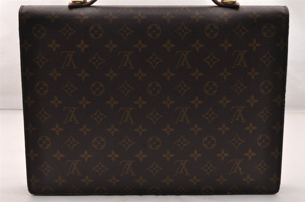 Auth Louis Vuitton Monogram Porte Documents Bandouliere M53338 Briefcase 8848I