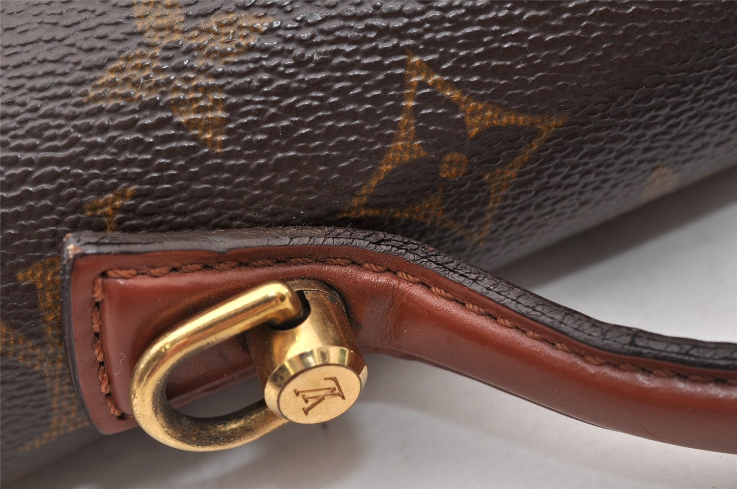 Auth Louis Vuitton Monogram Porte Documents Bandouliere M53338 Briefcase 8848I