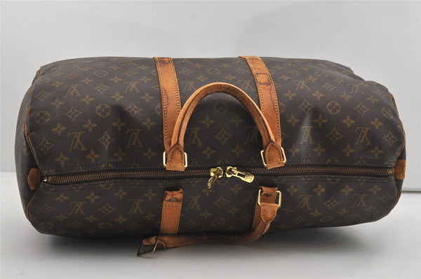 Authentic Louis Vuitton Monogram Keepall 50 Travel Boston Bag M41426 Junk 8849I