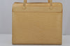 Authentic Louis Vuitton Epi Croisette PM Shoulder Tote Bag M5249A Yellow 8849J