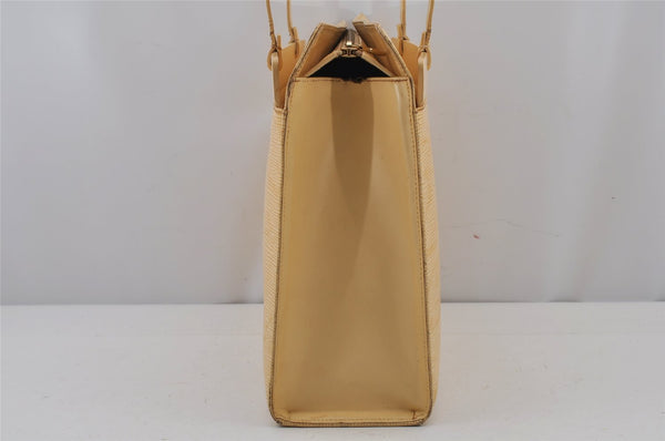 Authentic Louis Vuitton Epi Croisette PM Shoulder Tote Bag M5249A Yellow 8849J