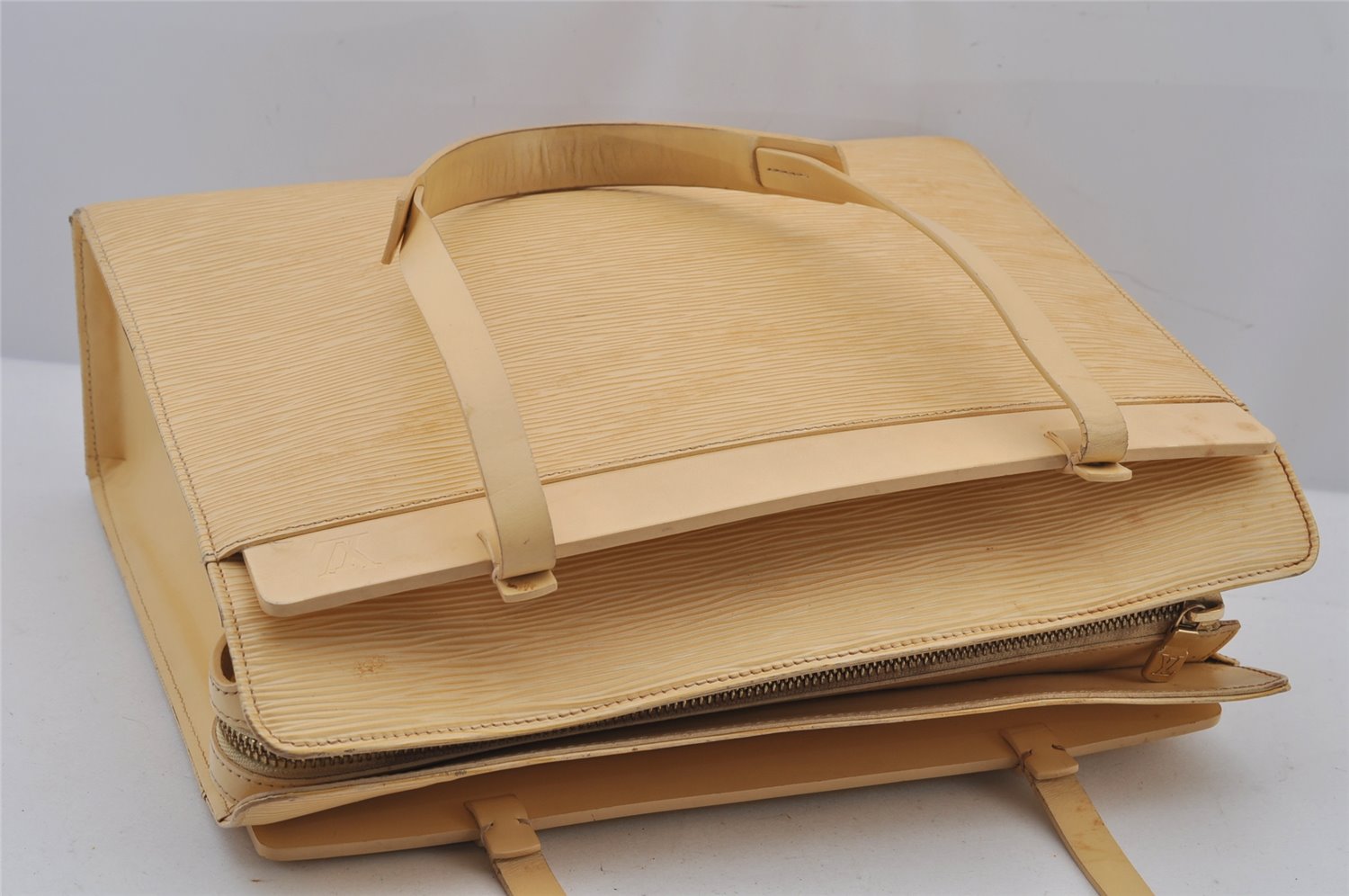 Authentic Louis Vuitton Epi Croisette PM Shoulder Tote Bag M5249A Yellow 8849J