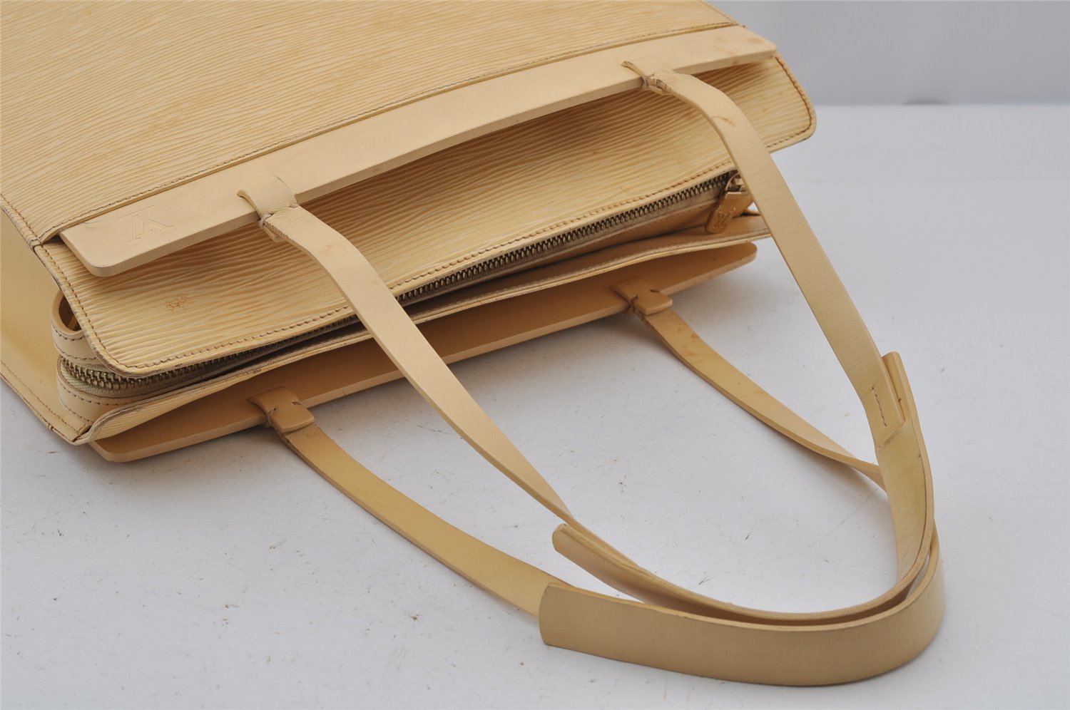 Authentic Louis Vuitton Epi Croisette PM Shoulder Tote Bag M5249A Yellow 8849J