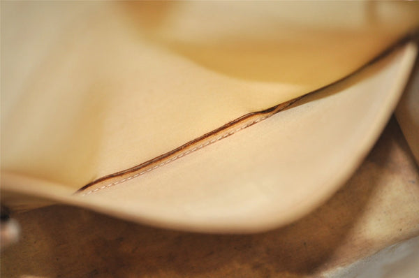 Authentic Louis Vuitton Epi Croisette PM Shoulder Tote Bag M5249A Yellow 8849J