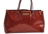 Authentic Louis Vuitton Vernis Wilshire PM Hand Bag Red M93642 LV 8851I