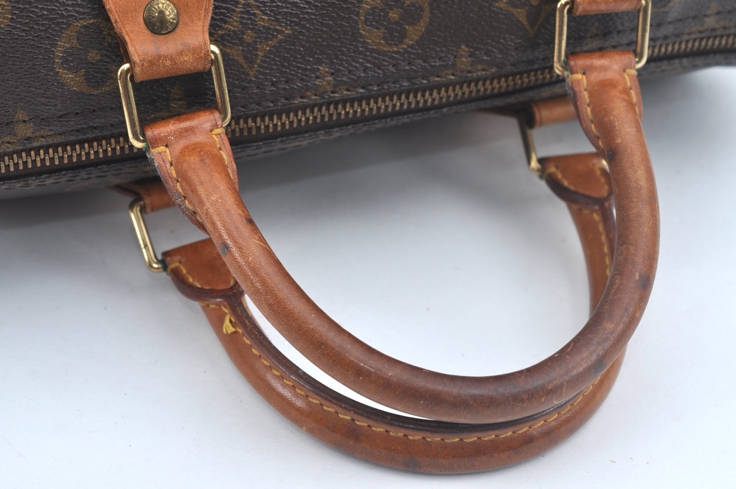Authentic Louis Vuitton Monogram Speedy 30 Hand Boston Bag M41526 Junk 8852I