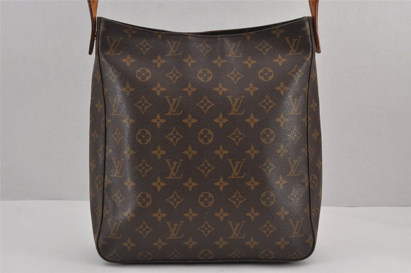 Authentic Louis Vuitton Monogram Looping GM Shoulder Bag M51145 LV 8852J