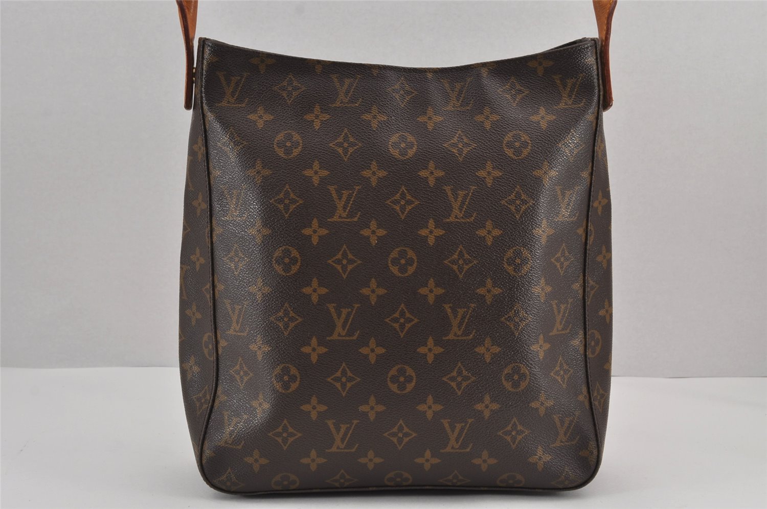 Authentic Louis Vuitton Monogram Looping GM Shoulder Bag M51145 LV 8852J