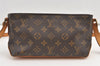 Authentic Louis Vuitton Monogram Trotteur Shoulder Cross Bag M51240 LV 8853J