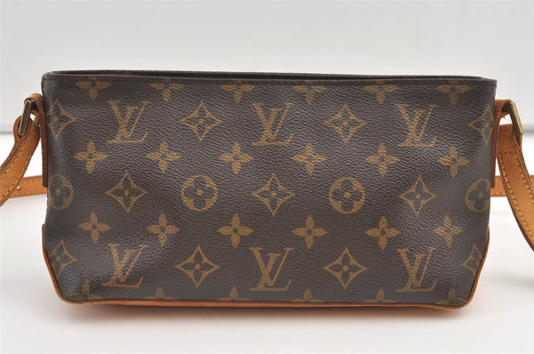 Authentic Louis Vuitton Monogram Trotteur Shoulder Cross Bag M51240 LV 8853J