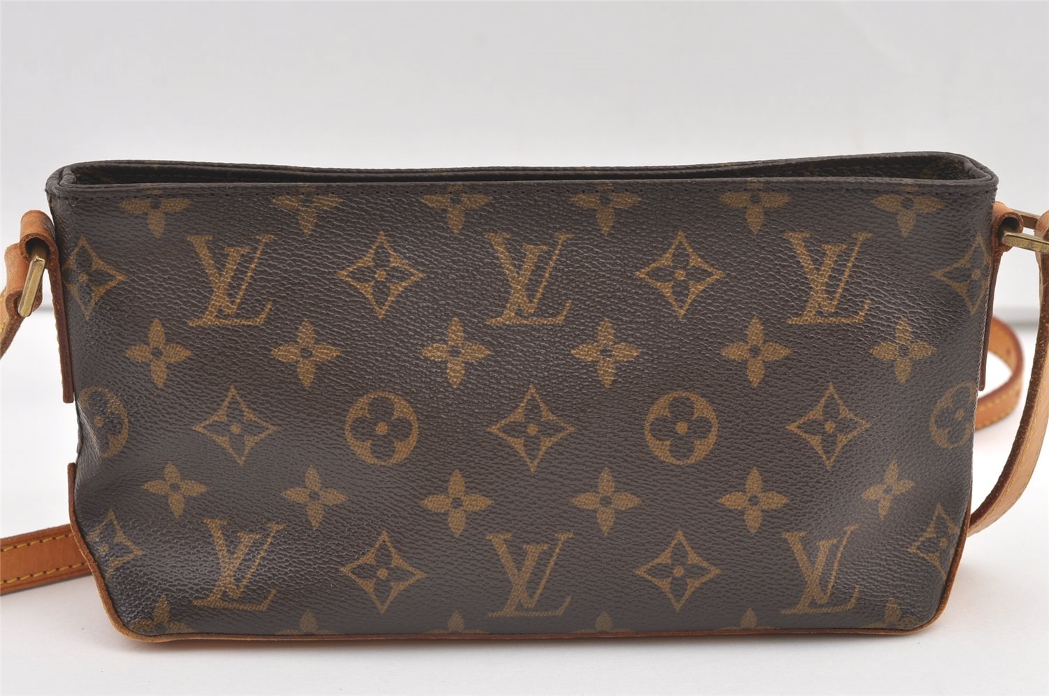 Authentic Louis Vuitton Monogram Trotteur Shoulder Cross Bag M51240 LV 8853J