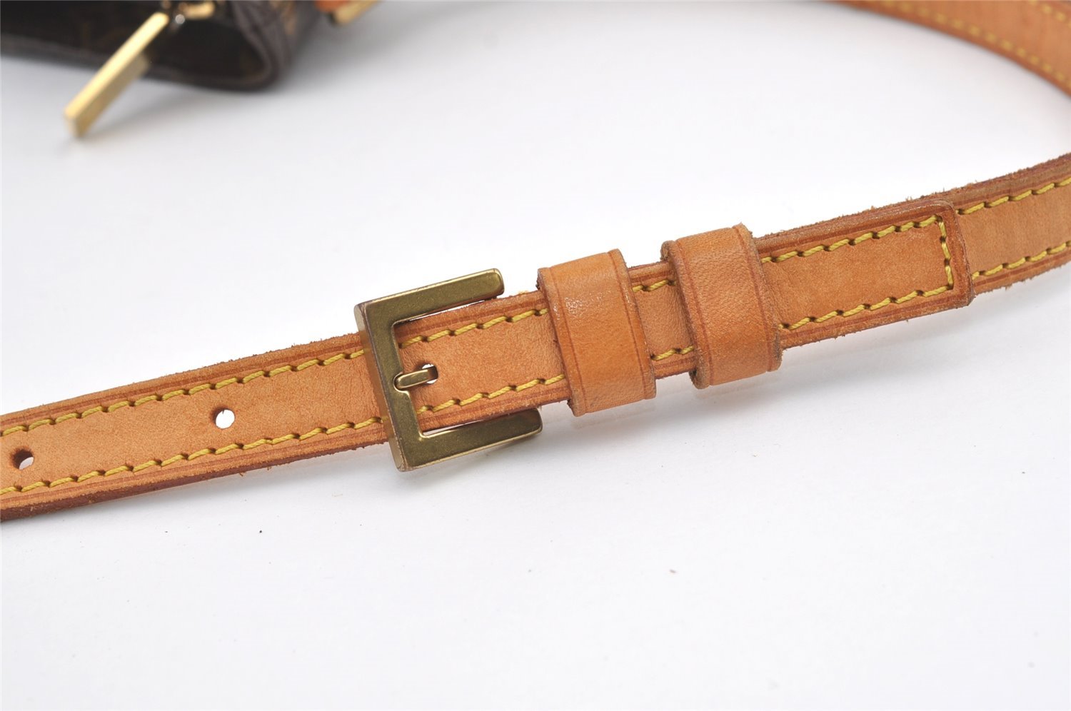 Authentic Louis Vuitton Monogram Trotteur Shoulder Cross Bag M51240 LV 8853J