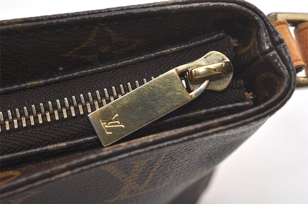 Authentic Louis Vuitton Monogram Trotteur Shoulder Cross Bag M51240 LV 8853J