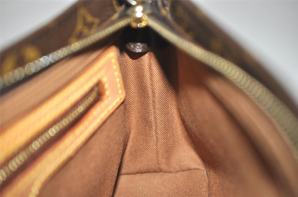 Authentic Louis Vuitton Monogram Trotteur Shoulder Cross Bag M51240 LV 8853J