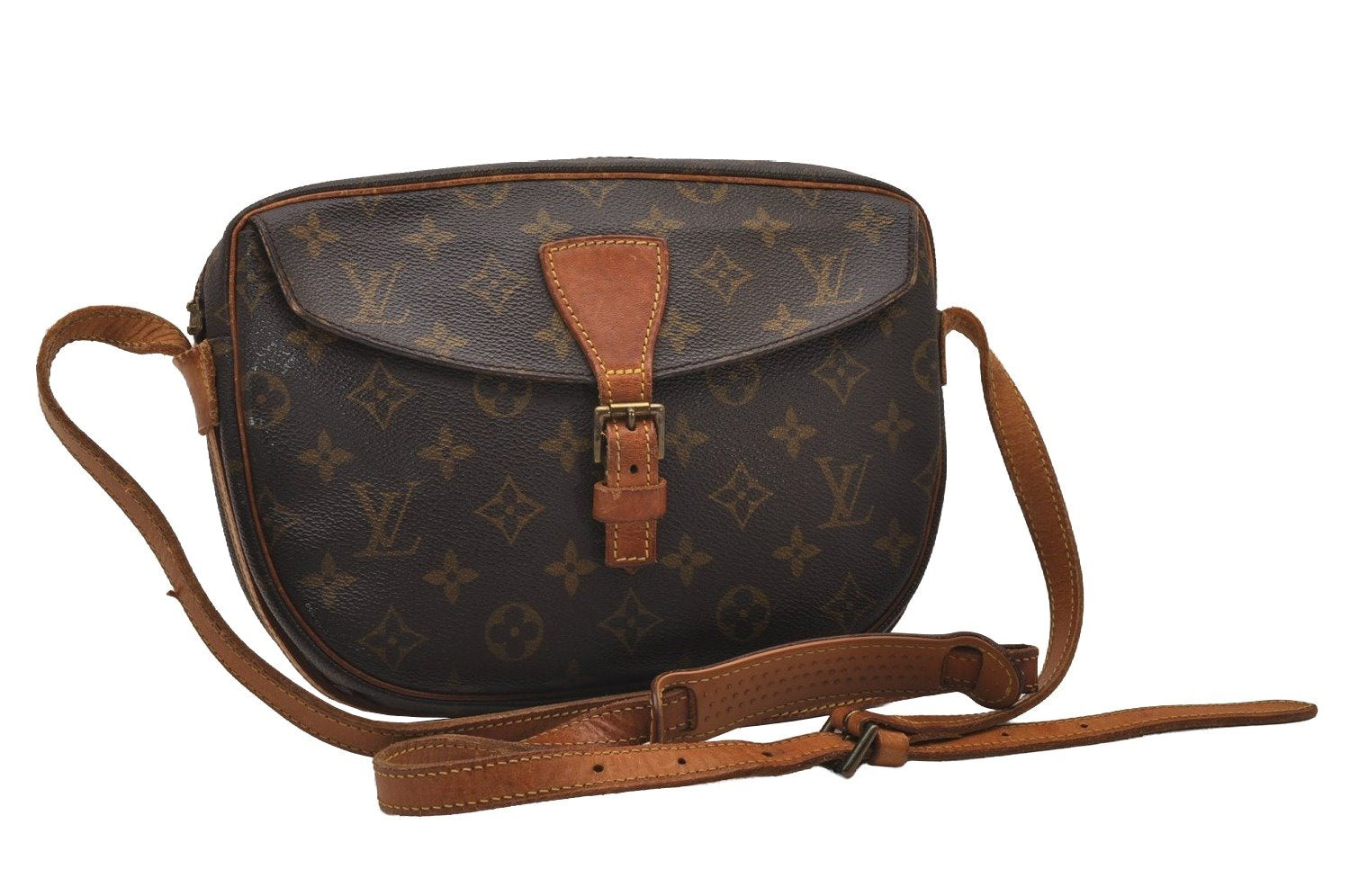 Authentic Louis Vuitton Monogram Jeune Fille MM M51226 Shoulder Bag Junk 8854I