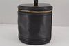 Authentic Louis Vuitton Epi Cannes Cosmetic Hand Bag Purse Black M48032 LV 8854J