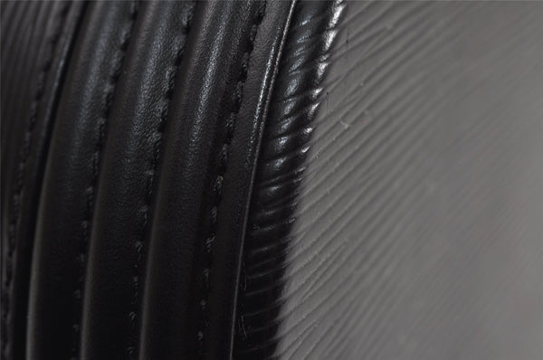 Authentic Louis Vuitton Epi Cannes Cosmetic Hand Bag Purse Black M48032 LV 8854J