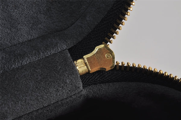 Authentic Louis Vuitton Epi Cannes Cosmetic Hand Bag Purse Black M48032 LV 8854J