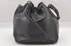 Authentic Louis Vuitton Epi Petit Noe Shoulder Drawstring Bag M59012 Black 8855I