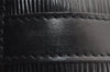 Authentic Louis Vuitton Epi Petit Noe Shoulder Drawstring Bag M59012 Black 8855I