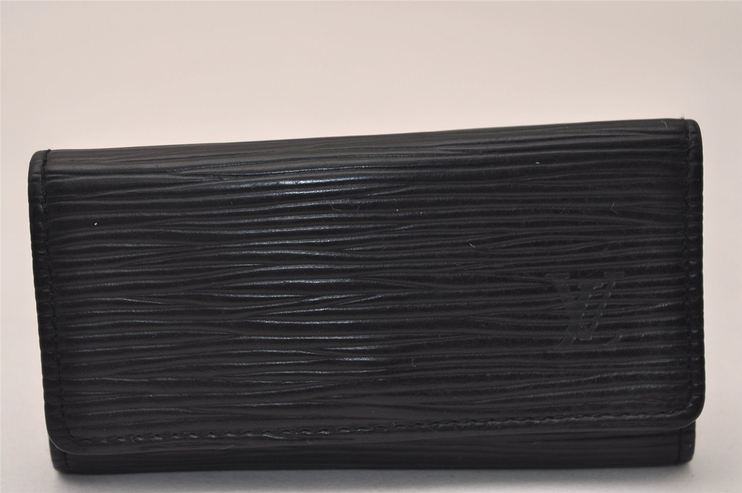 Authentic Louis Vuitton Epi Multicles 4 Key Case Black M63822 LV 8855J