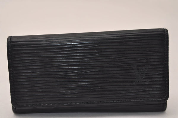 Authentic Louis Vuitton Epi Multicles 4 Key Case Black M63822 LV 8855J