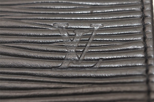 Authentic Louis Vuitton Epi Multicles 4 Key Case Black M63822 LV 8855J