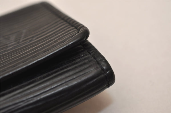 Authentic Louis Vuitton Epi Multicles 4 Key Case Black M63822 LV 8855J